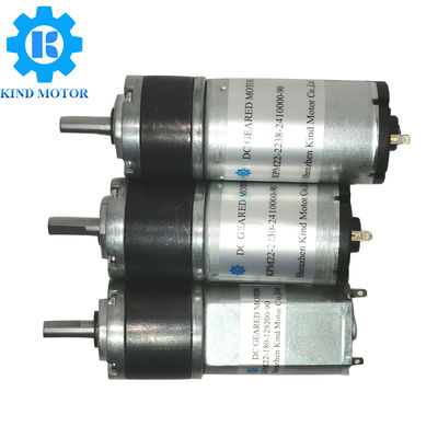 Малошумный мотор планетарной шестерни Dc 6v 12v 24v 22mm микро- для умных продуктов