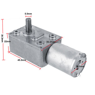 Размер мотора 12V взрывозащищенный 46*32mm шестерни червя DC вращения CCW