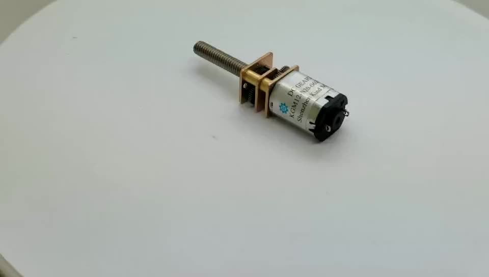 высококачественный микро dc 1.5v-24v 10mm 12mm 13mm 16mm M3 M4 винтовой вал мотор редуктора металлических передач для движения в прямой линии