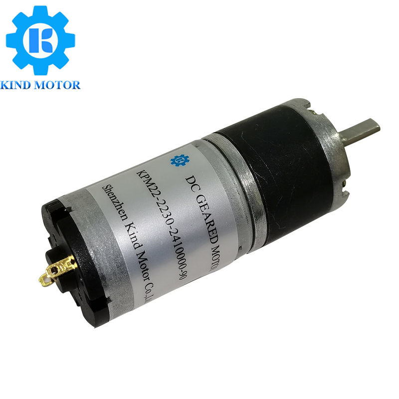 Малошумный мотор планетарной шестерни Dc 6v 12v 24v 22mm микро- для умных продуктов